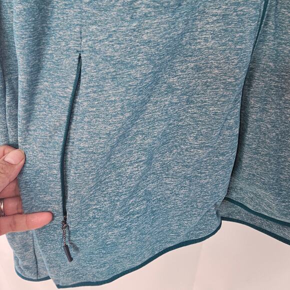Lululemon Surge Warm Full ZipHeathered Laguna size Large - Picture 5 of 8